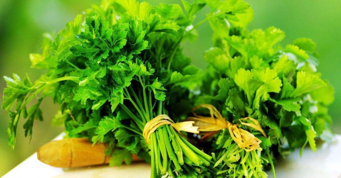 parsley for prostatitis